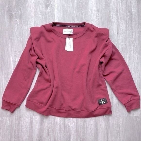 Women's Calvin Klein Red Sweatshirt 2X - Picture 3 of 6